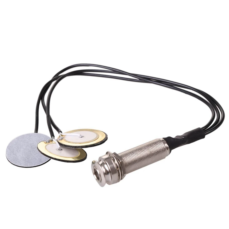 8X Piezo Contact Microphone 3 Transducer Pickups With End Pin Jack For Kalimba-AA74
8X Piezo Contact Microphone 3 Transducer Pickups With End Pin Jack For Kalimba-AA74