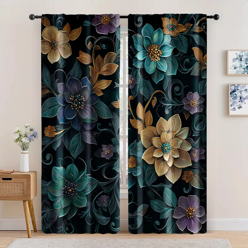 2pc, Window Drapes Gorgeous Style Flowers Durable 100% Polyester Fabric,Without Electricity summer party decorations Perfect
2pc, Window Drapes Gorgeous Style Flowers Durable 100% Polyester Fabric,Without Electricity summer party decorations Perfect