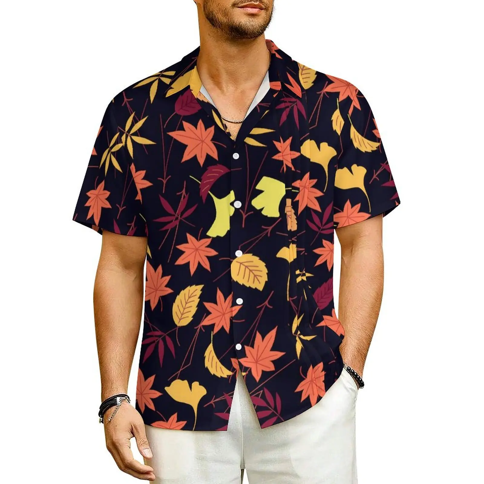 Falling Leaf Hawaiian Shirt For Male Beach Autumn Leaves Casual Shirts Short Sleeve Y2K Funny Design Retro Oversized Blouses
Falling Leaf Hawaiian Shirt For Male Beach Autumn Leaves Casual Shirts Short Sleeve Y2K Funny Design Retro Oversized Blouses