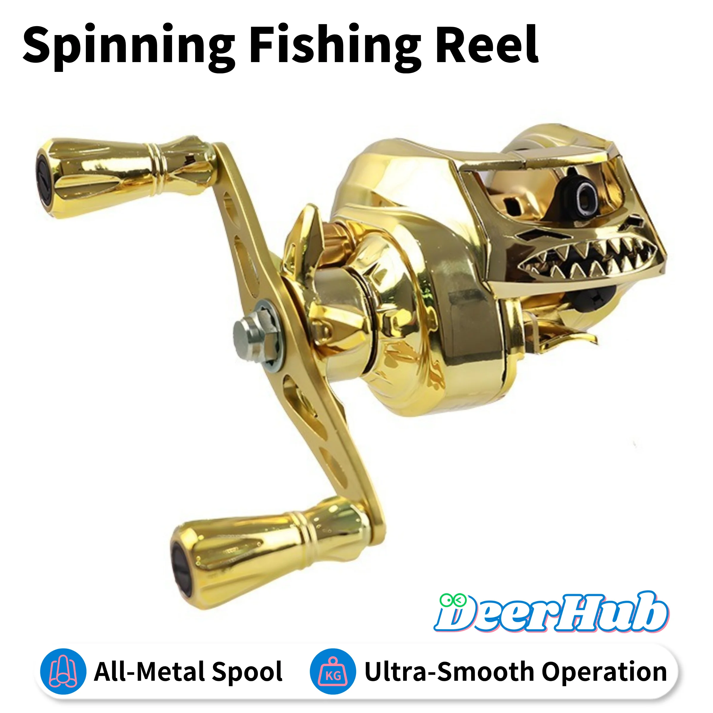 Baitcasting Reel 18+1 Bearings Dual Magnetic Centrifugal Brake 10kg Max Drag 7.2:1 Gear Ratio Anti-Backlash Long Cast by DeerHub
Baitcasting Reel 18+1 Bearings Dual Magnetic Centrifugal Brake 10kg Max Drag 7.2:1 Gear Ratio Anti-Backlash Long Cast by DeerHub