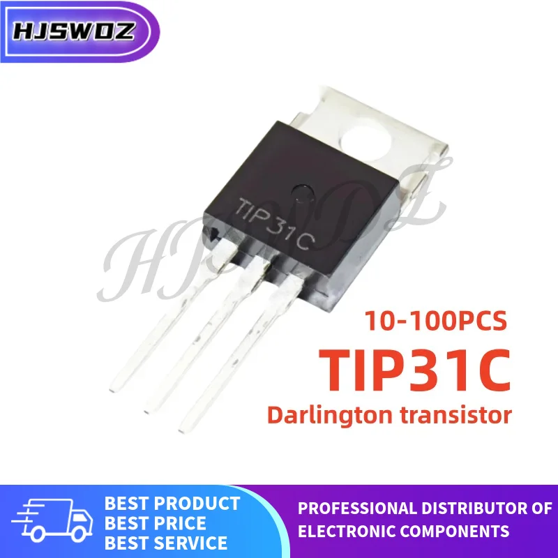 10-100PCS TIP31C TIP31 TO-220 Darlington transistor Brand New In Stock Electronic Components
10-100PCS TIP31C TIP31 TO-220 Darlington transistor Brand New In Stock Electronic Components