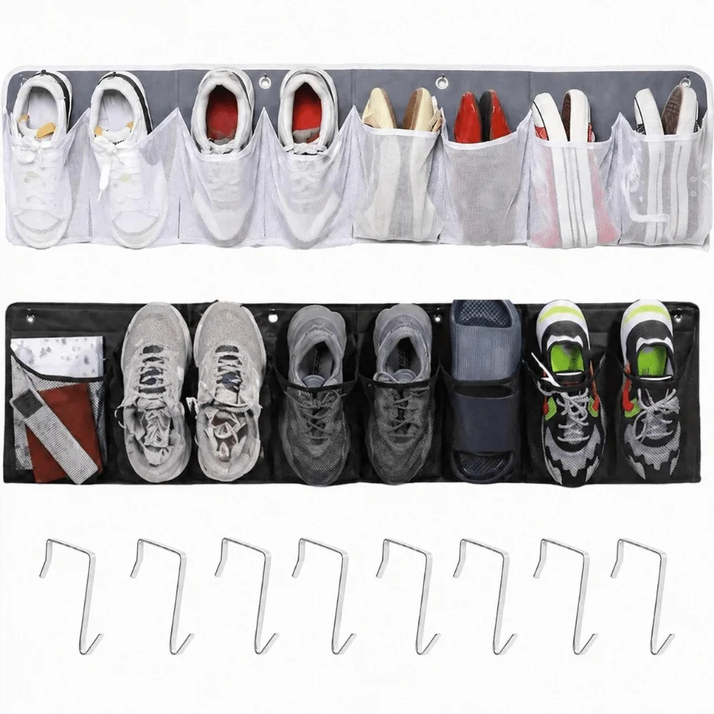 8 Compartments Caravan RV Pouch Large Capacity Folding RV Storage Hanging Bag with Hooks Non-woven Fabric Hanging Shoe Organizer
8 Compartments Caravan RV Pouch Large Capacity Folding RV Storage Hanging Bag with Hooks Non-woven Fabric Hanging Shoe Organizer