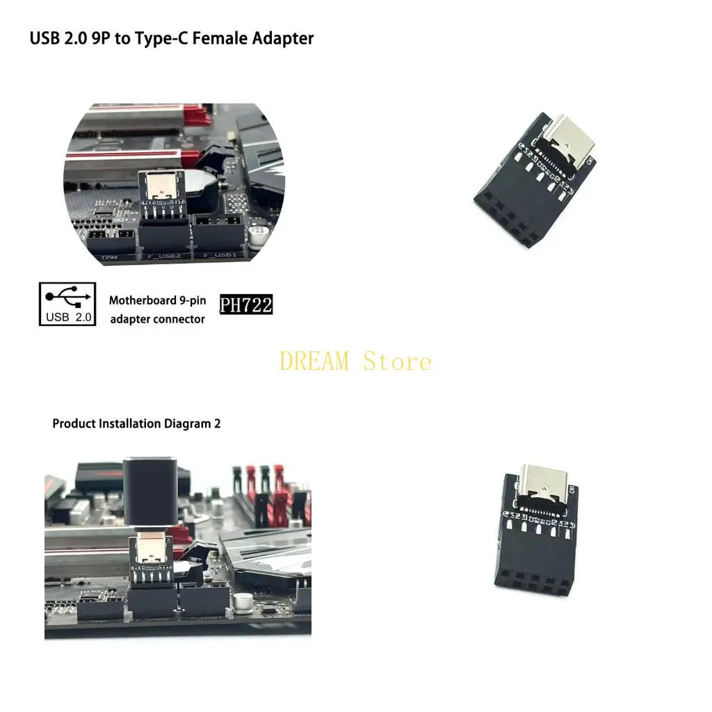 USB2.0 9-контактный разъем для переднего адаптера USB C, адаптер расширения разъема материнской платы, лучшая распродажа
USB2.0 9-контактный разъем для переднего адаптера USB C, адаптер расширения разъема материнской платы, лучшая распродажа
