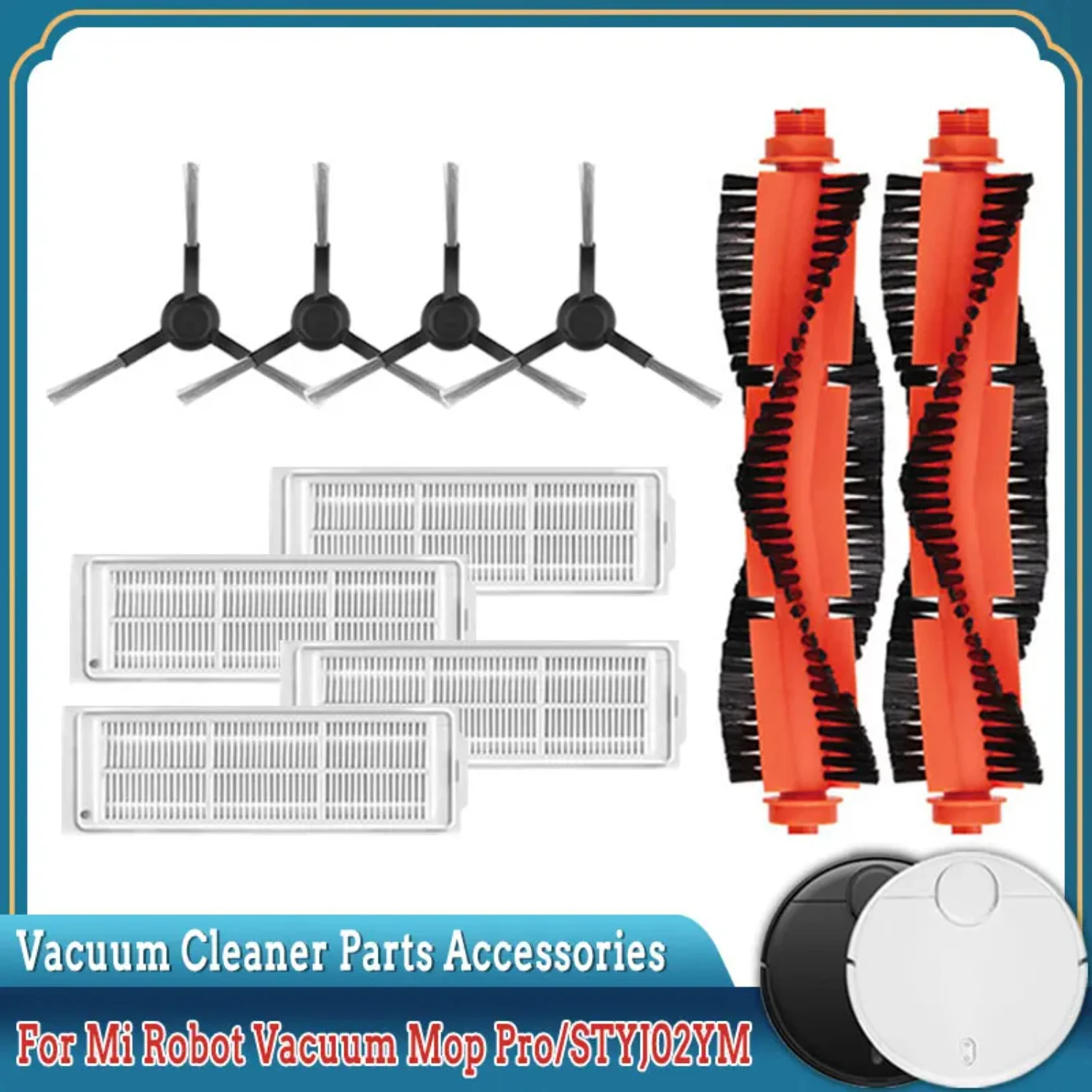 HEPA Filter Mop Cloth Mi Robot Vacuum Mop Pro STYJ02YM Robot Vacuum Cleaner Accessories Main Side Brush Parts
HEPA Filter Mop Cloth Mi Robot Vacuum Mop Pro STYJ02YM Robot Vacuum Cleaner Accessories Main Side Brush Parts