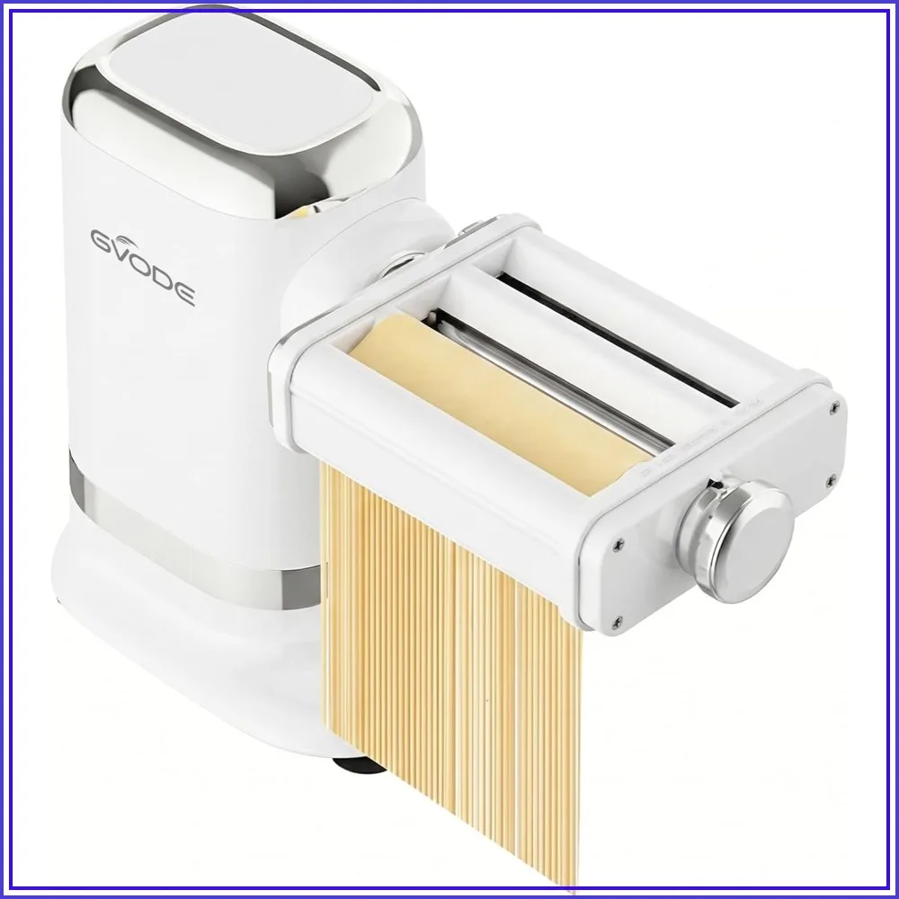 3-in-1 Electric Pasta Maker: 700W Motor, Fettuccine & Spaghetti Cutter with Cleaning Brush
3-in-1 Electric Pasta Maker: 700W Motor, Fettuccine & Spaghetti Cutter with Cleaning Brush