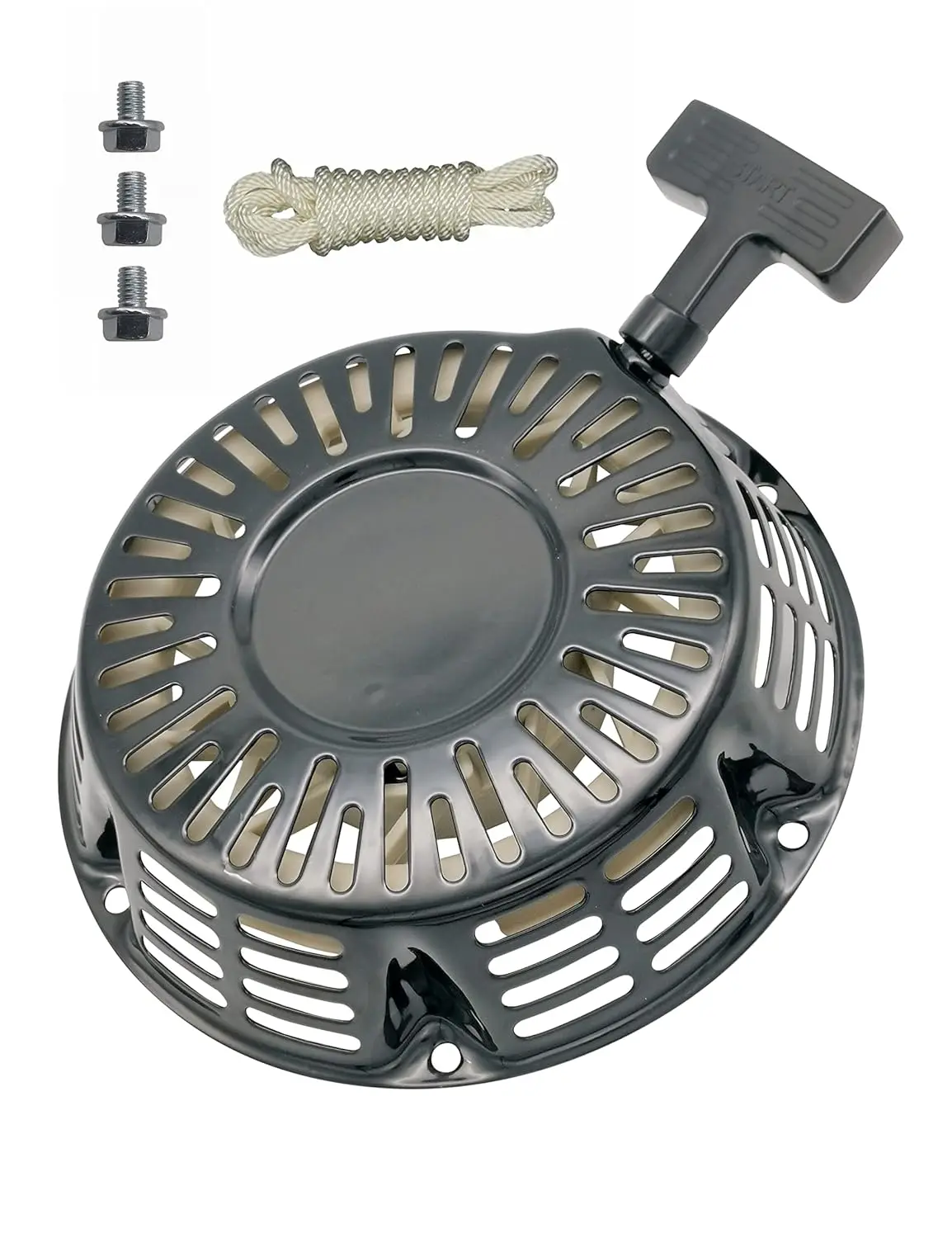 YAMAKATO GX270 Recoil Pull Starter w/Pull Cord for Honda GX240 8hp 9hp Champion Predator 301 cc Black
YAMAKATO GX270 Recoil Pull Starter w/Pull Cord for Honda GX240 8hp 9hp Champion Predator 301 cc Black