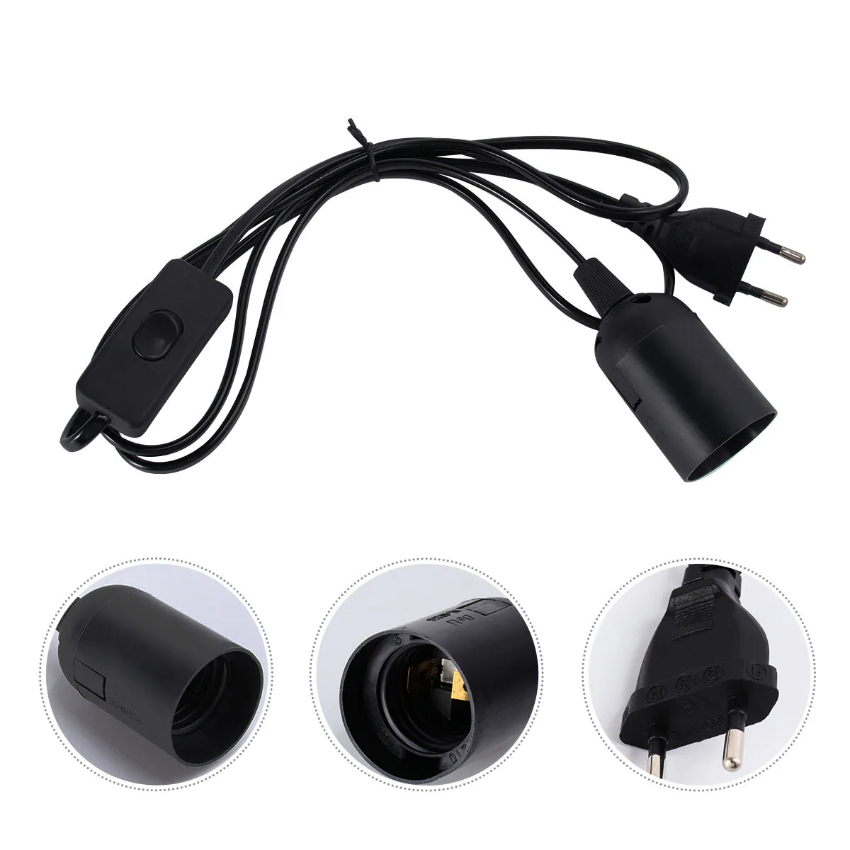 E27 Lamp Holder 303 Power Cord 1.8m Extension Cable Onepiece Plug Strong Nodeformation for Restaurants Bars E27 Lamp Holder
E27 Lamp Holder 303 Power Cord 1.8m Extension Cable Onepiece Plug Strong Nodeformation for Restaurants Bars E27 Lamp Holder