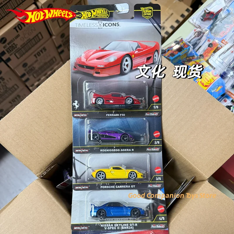100% Original Hot Wheels Timeless Icons Mix 5 1:64 Ferrari F50 Porsche Carrera Gt Chassis Conversion Collectible Car Toys
100% Original Hot Wheels Timeless Icons Mix 5 1:64 Ferrari F50 Porsche Carrera Gt Chassis Conversion Collectible Car Toys