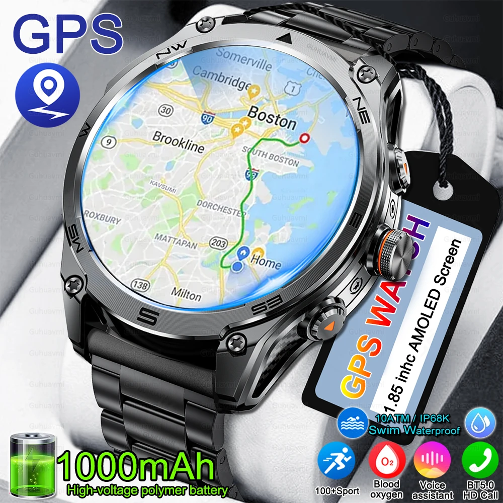 2026 New Military T-Rex 3 Ultra GPS Smart Watch Men 1000mAh Battery 10ATM Waterproof Compass Flashlight Sports trackr Smartwatch
2026 New Military T-Rex 3 Ultra GPS Smart Watch Men 1000mAh Battery 10ATM Waterproof Compass Flashlight Sports trackr Smartwatch