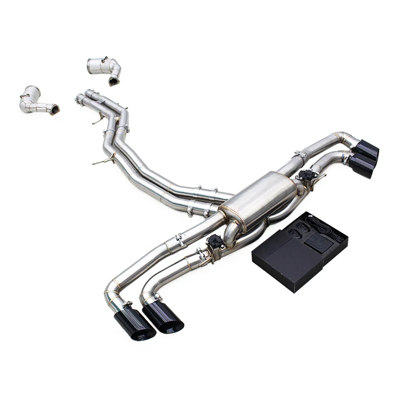 Custom Full Exhaust System For Lamborghini URUS 4.0T 2018-2023 Stainless Steel Catted Downpipe Valved Sport Catback Muffler
Custom Full Exhaust System For Lamborghini URUS 4.0T 2018-2023 Stainless Steel Catted Downpipe Valved Sport Catback Muffler