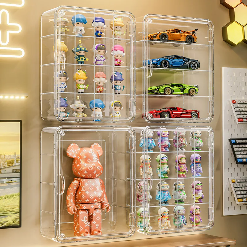 New Wall Mounted Display Cabinet Acrylic Dustproof Blind Box Organizer Transparent Collectible Storage Box For Action Figures
New Wall Mounted Display Cabinet Acrylic Dustproof Blind Box Organizer Transparent Collectible Storage Box For Action Figures