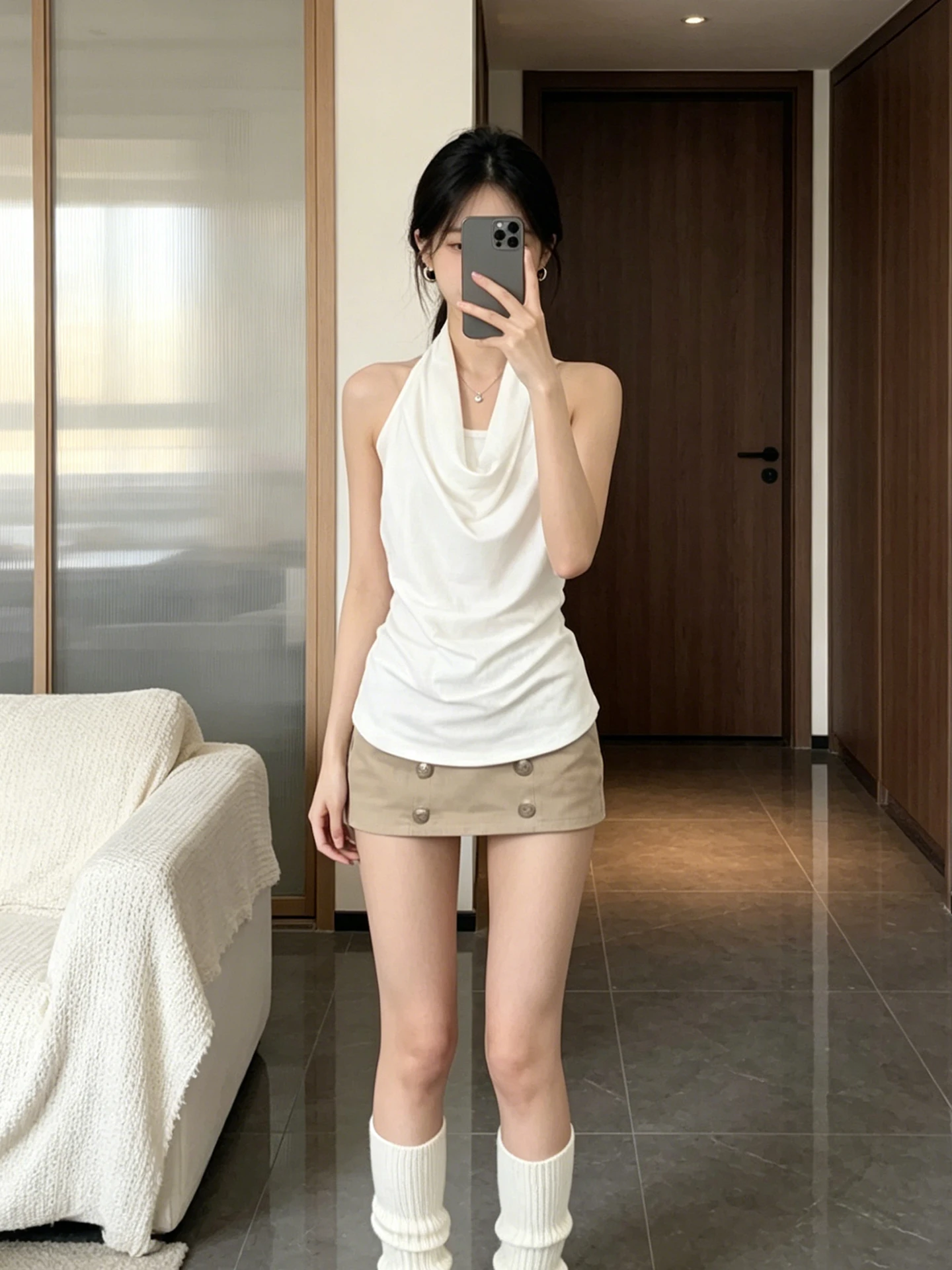 Korean Pure Desire Style Women's Sleeveless Neck Hanging Dress Set Summer 2026 Trendy Short Skirt And Top Two-Piece Suit
Korean Pure Desire Style Women's Sleeveless Neck Hanging Dress Set Summer 2026 Trendy Short Skirt And Top Two-Piece Suit