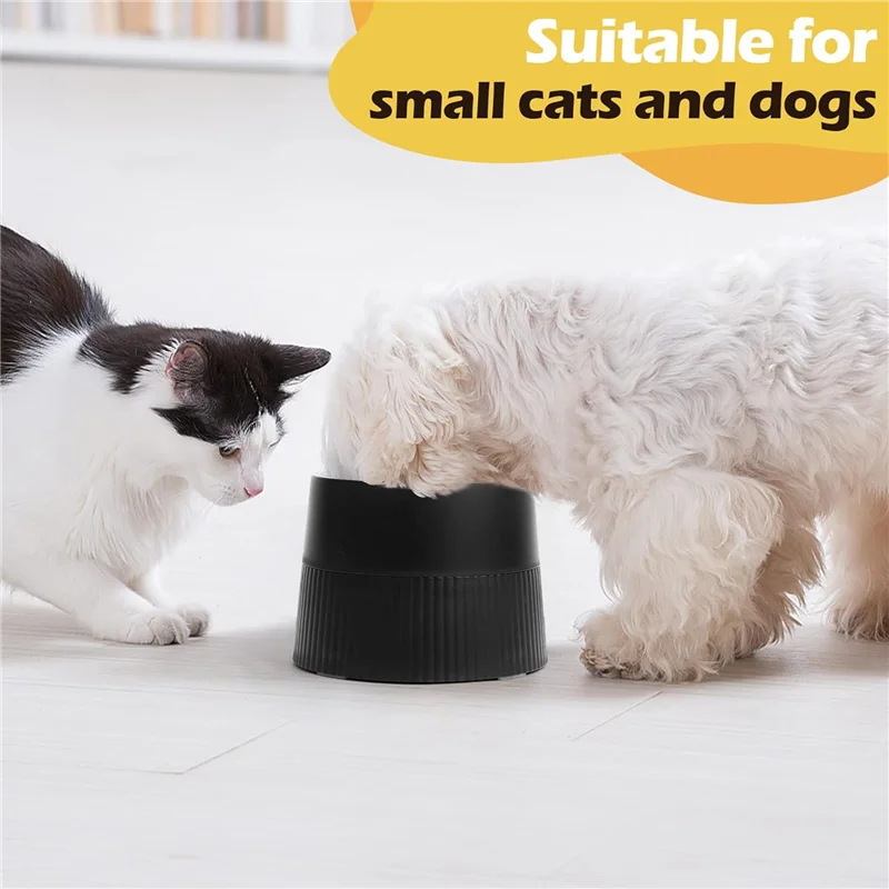 PORK-3X Elevated Dog Bowl, Raised Dog Feeder With Removable Stainless Steel Food And Water Bowl, Non-Skid Dog Dish Black
PORK-3X Elevated Dog Bowl, Raised Dog Feeder With Removable Stainless Steel Food And Water Bowl, Non-Skid Dog Dish Black