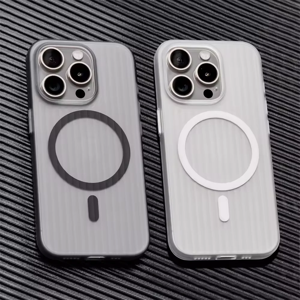 For Magsafe Luggage Stripes Matte Magnetic Phone Case for IPhone 17 17Air 16 15 14 13 12 Pro Max Wireless Charge Hard Pc Cover
For Magsafe Luggage Stripes Matte Magnetic Phone Case for IPhone 17 17Air 16 15 14 13 12 Pro Max Wireless Charge Hard Pc Cover