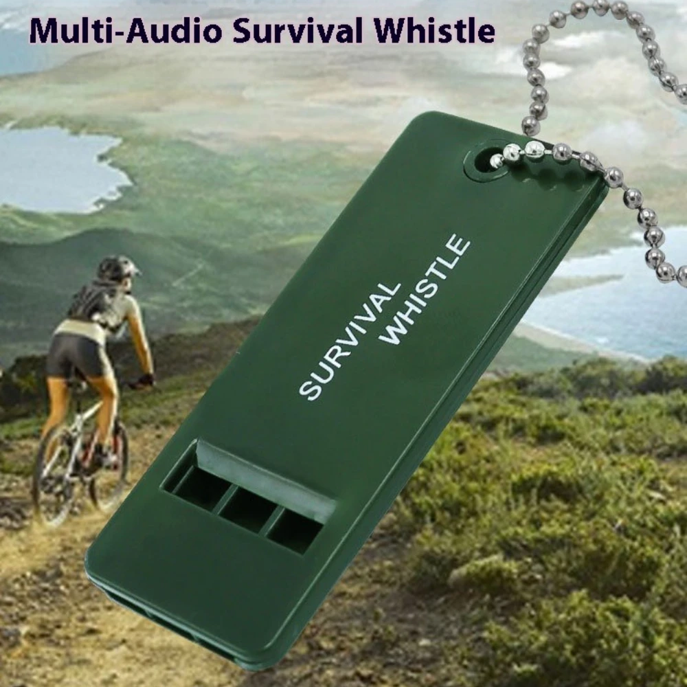3-Frequency Survival Whistle - High-Pitch Dog Training & Emergency Whistle for Outdoor, First Aid & Rescue
3-Frequency Survival Whistle - High-Pitch Dog Training & Emergency Whistle for Outdoor, First Aid & Rescue