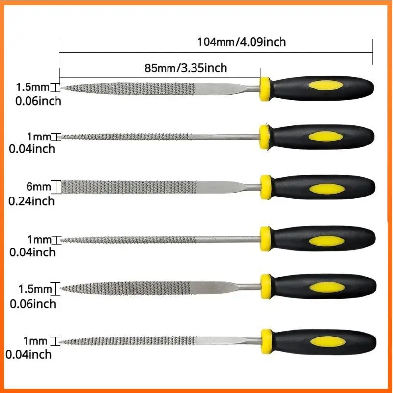 6Pcs/Set Mini Metal Rasp Needle Files 1/2Set 140mm Wood Carving Tools for Steel Filing Woodworking Hand Metal File
6Pcs/Set Mini Metal Rasp Needle Files 1/2Set 140mm Wood Carving Tools for Steel Filing Woodworking Hand Metal File