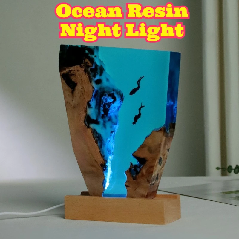 Handmade Creative Solid Wood Resin Ambient Light Ocean Free Diver Desk Ornament Deep Sea Exploration Commemorative Night Light
Handmade Creative Solid Wood Resin Ambient Light Ocean Free Diver Desk Ornament Deep Sea Exploration Commemorative Night Light