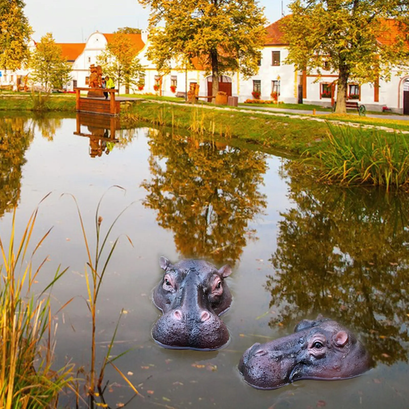 Floating Hippo Head Pond Ornament Hippo Head Floating Decoration Resin Sculpture Outdoor Decor Landscape Ornaments For Courtyard
Floating Hippo Head Pond Ornament Hippo Head Floating Decoration Resin Sculpture Outdoor Decor Landscape Ornaments For Courtyard
