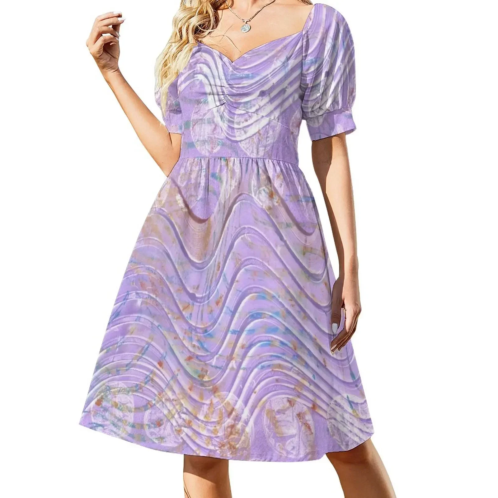 Violet Waves Short-Sleeved Dress summer dress woman 2025 trendy Female clothing african dresses for woman Bride dresses Dress
Violet Waves Short-Sleeved Dress summer dress woman 2025 trendy Female clothing african dresses for woman Bride dresses Dress