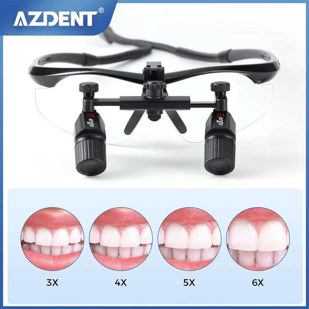 AZDENT Dental Medical Loupes Surgical Head Light DY-119 3.0X-6.0X Dental Magnifying Glasses Flexible Interpupillary Distance
AZDENT Dental Medical Loupes Surgical Head Light DY-119 3.0X-6.0X Dental Magnifying Glasses Flexible Interpupillary Distance