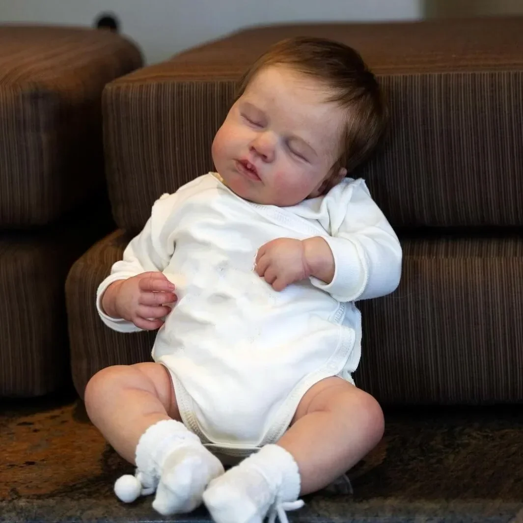 BZDOLL 50cm Realistic Reborn Baby Asleep Doll With 3D-painting Skin, Alive 20inch Soft Silicone Newborn Bebe Cute Birthday Gift
BZDOLL 50cm Realistic Reborn Baby Asleep Doll With 3D-painting Skin, Alive 20inch Soft Silicone Newborn Bebe Cute Birthday Gift