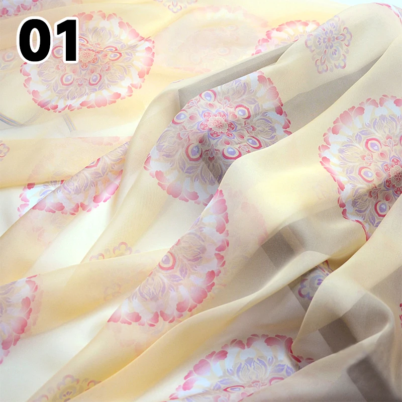 1M Ancient Style Dunhuang Tuanhua Flower Fabric Gradient Chiffon Gauze Yarn Fabric DIY Sewing Hanfu Dress Stage Costume Decor
1M Ancient Style Dunhuang Tuanhua Flower Fabric Gradient Chiffon Gauze Yarn Fabric DIY Sewing Hanfu Dress Stage Costume Decor