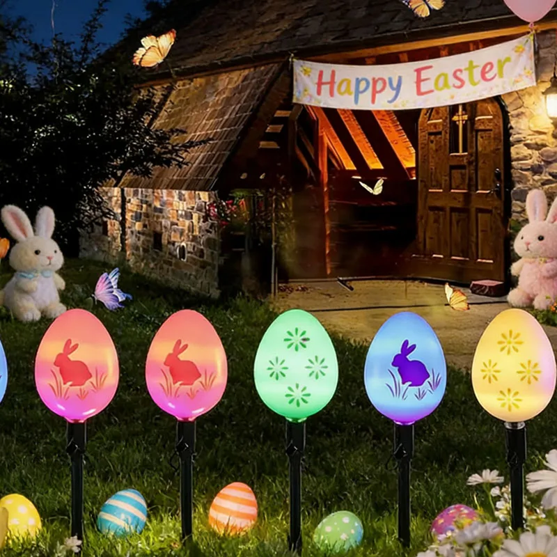 Пасхальное яйцо, солнечные светодиодные гирлянды, кролик, цветочный дизайн, сердце, праздничное украшение, уличное внутреннее праздничное освещение
Пасхальное яйцо, солнечные светодиодные гирлянды, кролик, цветочный дизайн, сердце, праздничное украшение, уличное внутреннее праздничное освещение