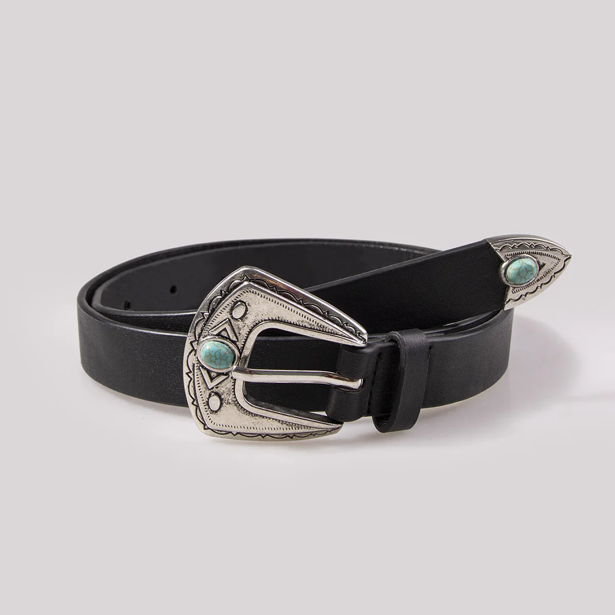 2024 New Fashion Goth Punk Retro Turquoise Western Buckle Women's Belt Y2k Luxury Designer Jeans Dress Accessories
2024 New Fashion Goth Punk Retro Turquoise Western Buckle Women's Belt Y2k Luxury Designer Jeans Dress Accessories