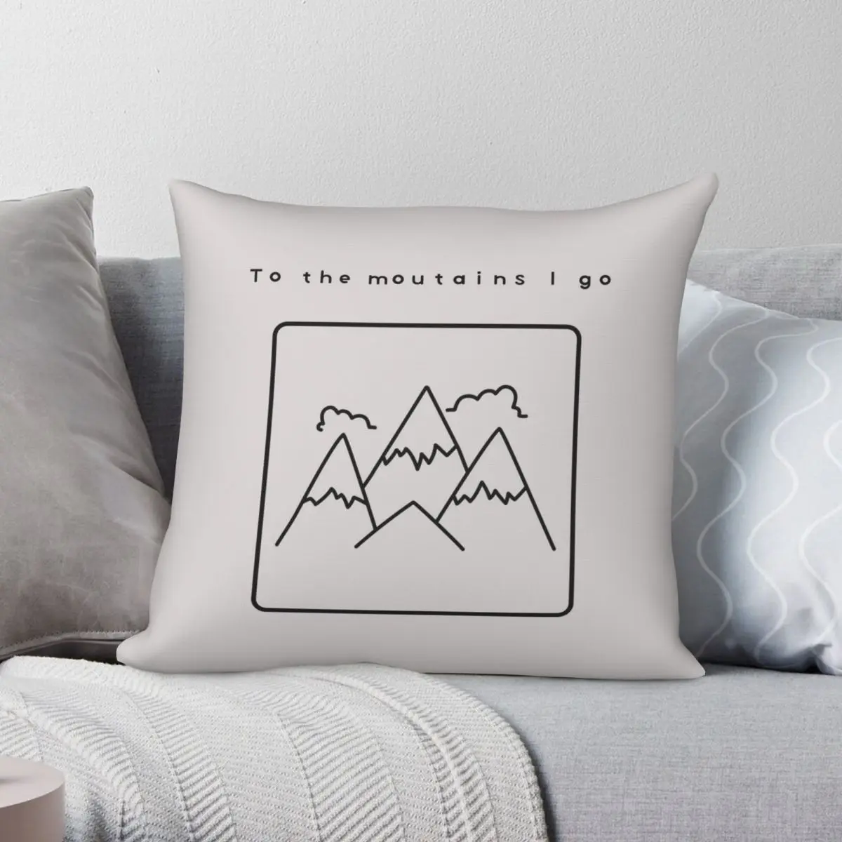 To The Moutains I Go Pillowcase Polyester Linen Velvet Pattern Zip Decor Room Cushion Cover
To The Moutains I Go Pillowcase Polyester Linen Velvet Pattern Zip Decor Room Cushion Cover