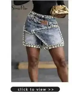 SHENGPALAE European And American Style Patchwork Button Up Short Jeans For Women Spring 2026 New 05E02506 7 S581b7e9c801e48c1bbc94382dd4727f5N