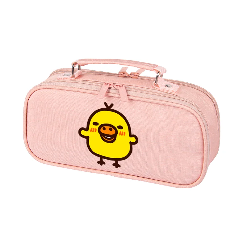 Детская студенческая многослойная сумка-карандаш Kiiroitori Yellow Chick Kawaii, большая вместительная холщовая сумка для ручек для девочек, коробка для канцелярских принадлежностей
Детская студенческая многослойная сумка-карандаш Kiiroitori Yellow Chick Kawaii, большая вместительная холщовая сумка для ручек для девочек, коробка для канцелярских принадлежностей