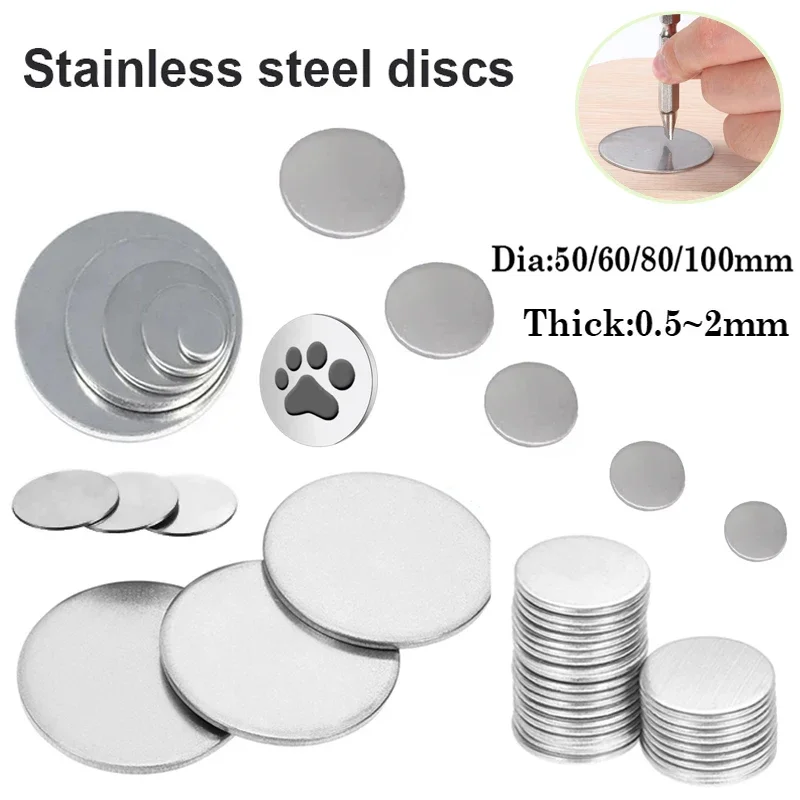 1pcs Diameter 50mm-100mm Round 304 Stainlesss Steel Disc Steel Sheet Circular Plate Round Spacer Disk Thick 0.5/1/1.5/2mm
1pcs Diameter 50mm-100mm Round 304 Stainlesss Steel Disc Steel Sheet Circular Plate Round Spacer Disk Thick 0.5/1/1.5/2mm