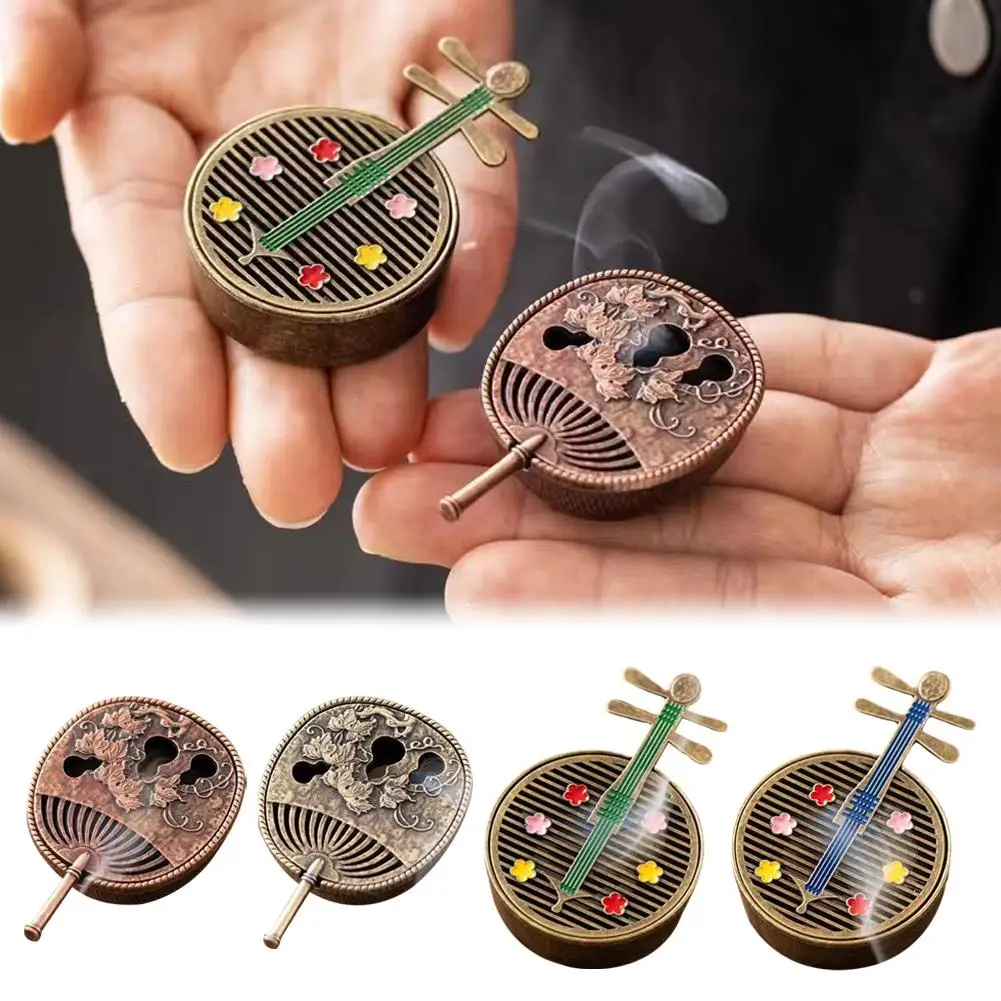Copper Alloy Bamboo Luo Stove Gourd Fan Pipa Plate Aromatherapy Burner Incense Sandalwood Tablets Xiaoxiangyun B1G6
Copper Alloy Bamboo Luo Stove Gourd Fan Pipa Plate Aromatherapy Burner Incense Sandalwood Tablets Xiaoxiangyun B1G6