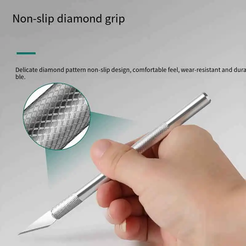 13pcs Pen Cutting Manual Metal Carving Knife Art Seal Combination Paper Cuttings Non-Slip Gadget DIY Precision Repair Tool
13pcs Pen Cutting Manual Metal Carving Knife Art Seal Combination Paper Cuttings Non-Slip Gadget DIY Precision Repair Tool