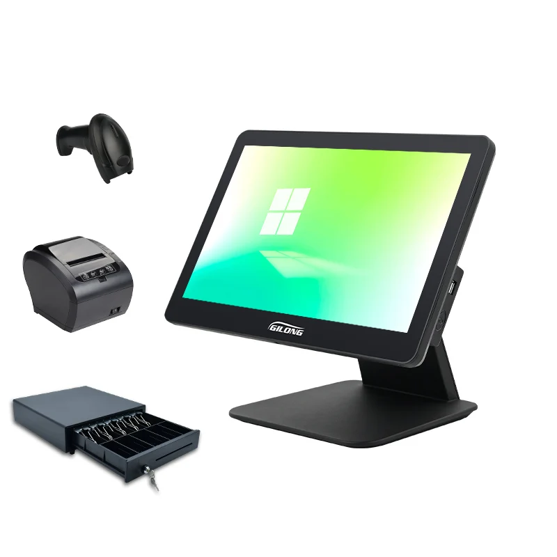 15,6-дюймовая + 11,6-дюймовая черная система Windows I5 I3 Pos с принтером и сканером
15,6-дюймовая + 11,6-дюймовая черная система Windows I5 I3 Pos с принтером и сканером