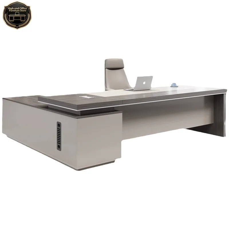 Light Luxury Boss Office Desk and Chair Combination Simple Modern President Desk Leadership Room Senior Fur
Light Luxury Boss Office Desk and Chair Combination Simple Modern President Desk Leadership Room Senior Fur