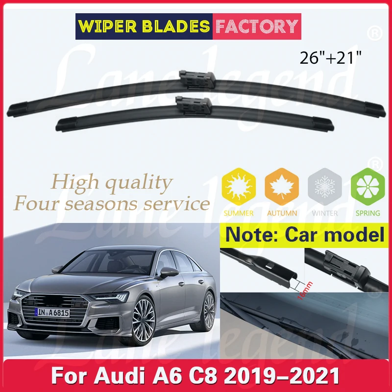 For Audi A6 C8 2019 2020 2021 Car Wiper Blades Front Windscreen Windshield Brushes Cutter Cleaning Window Car Accessories 26"21"
For Audi A6 C8 2019 2020 2021 Car Wiper Blades Front Windscreen Windshield Brushes Cutter Cleaning Window Car Accessories 26"21"