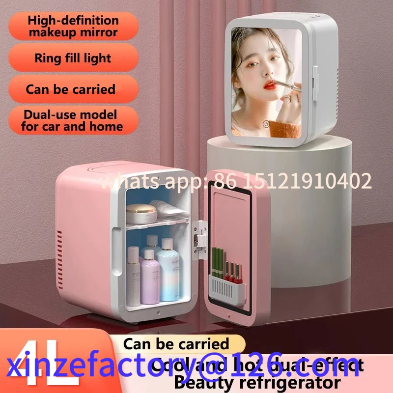 Customizable 12V 220V 4L Mini Dual Use For Home Car Refrigerator Kitchen Portable Mirror Fridge Auto
Customizable 12V 220V 4L Mini Dual Use For Home Car Refrigerator Kitchen Portable Mirror Fridge Auto