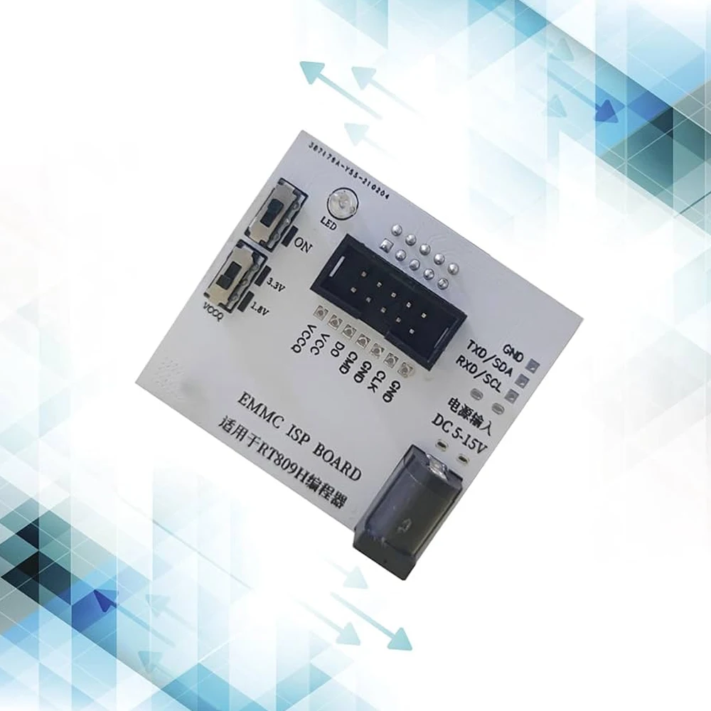 Индивидуальная плата EMMC ISP для программатора RT809H, адаптер EMMC, тестовый зажим, онлайн-чипы калькулятора скорости для быстрого письма и чтения
Индивидуальная плата EMMC ISP для программатора RT809H, адаптер EMMC, тестовый зажим, онлайн-чипы калькулятора скорости для быстрого письма и чтения