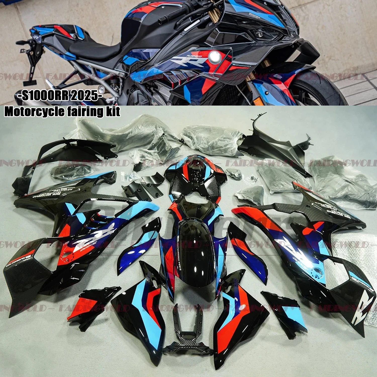Fit for Bmw S1000Rr 2025 Carbon Fiber Black Motorcycle Plastic Fairing Kit Injection Mold Bodywork Panel Kit S1000 Rr 2025 2026
Fit for Bmw S1000Rr 2025 Carbon Fiber Black Motorcycle Plastic Fairing Kit Injection Mold Bodywork Panel Kit S1000 Rr 2025 2026