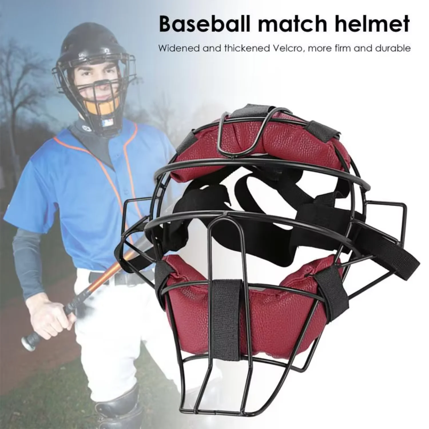 Baseball Protective Helmet Softball Face Mask Durable Guards Premium Sports Accessories Indoors And Outdoors
Baseball Protective Helmet Softball Face Mask Durable Guards Premium Sports Accessories Indoors And Outdoors