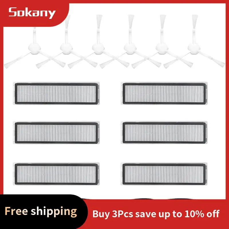 A68M-For Dreame D9, D9 Max, L10 Pro Accessories Robot Vacuum Cleaner Filter, Side Brushes, Roller Brushes Replacement Parts
A68M-For Dreame D9, D9 Max, L10 Pro Accessories Robot Vacuum Cleaner Filter, Side Brushes, Roller Brushes Replacement Parts