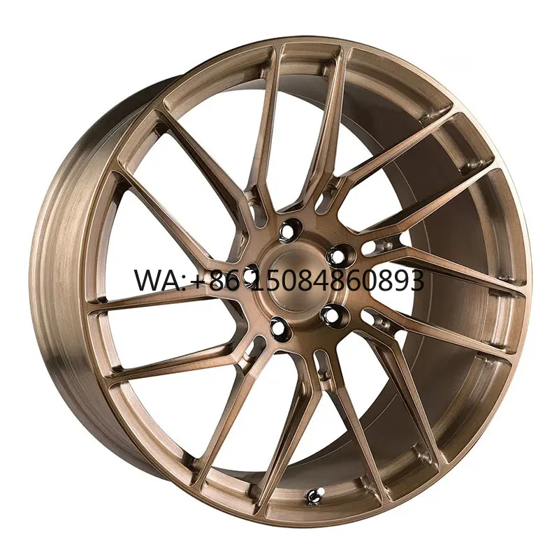 High end customized wheel hub, Brushed Bronze Directional Forged Rim, 19-23 Inch T6061 lightweight passenger car tuning auto par
High end customized wheel hub, Brushed Bronze Directional Forged Rim, 19-23 Inch T6061 lightweight passenger car tuning auto par