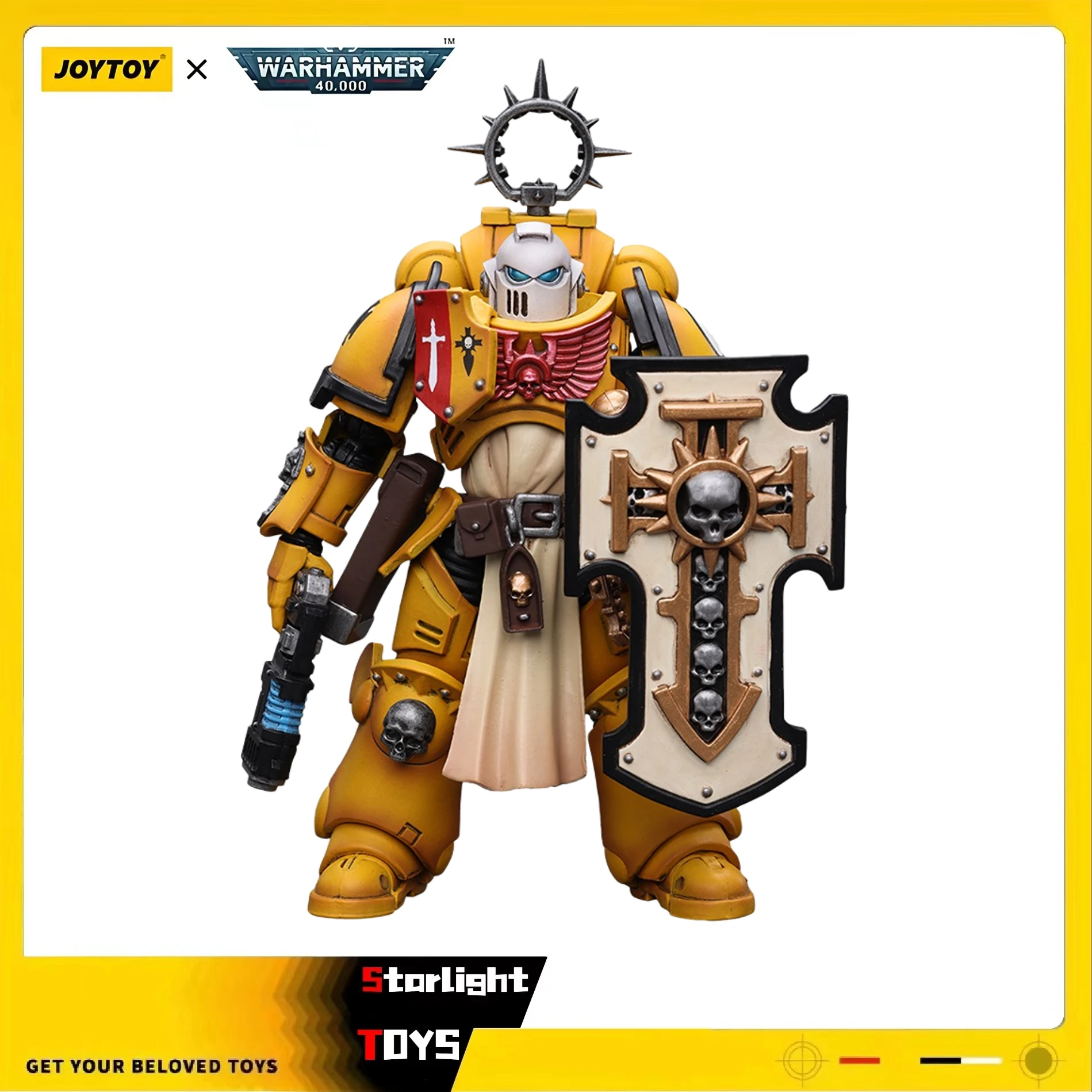 JOYTOY 1/18 Action Figure Warhammer 40K Primaris Space Marines Imperial Fists Bladeguard Veteran Model Toy Gifts
JOYTOY 1/18 Action Figure Warhammer 40K Primaris Space Marines Imperial Fists Bladeguard Veteran Model Toy Gifts