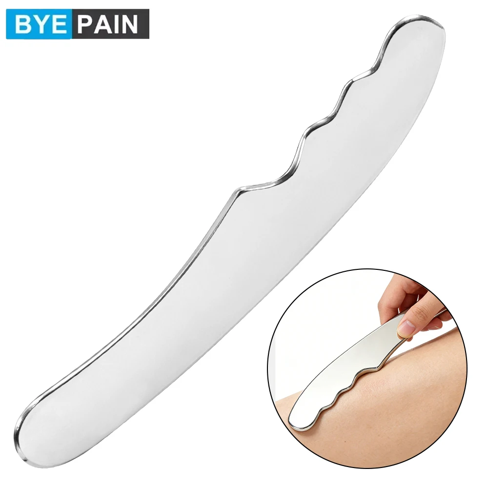 1PCS Stainless Steel Muscle Scraper Tools,Scraping Massage Tools for Physical Therapy,Derma Edge & GuaSha Massage Scraper Tool
1PCS Stainless Steel Muscle Scraper Tools,Scraping Massage Tools for Physical Therapy,Derma Edge & GuaSha Massage Scraper Tool