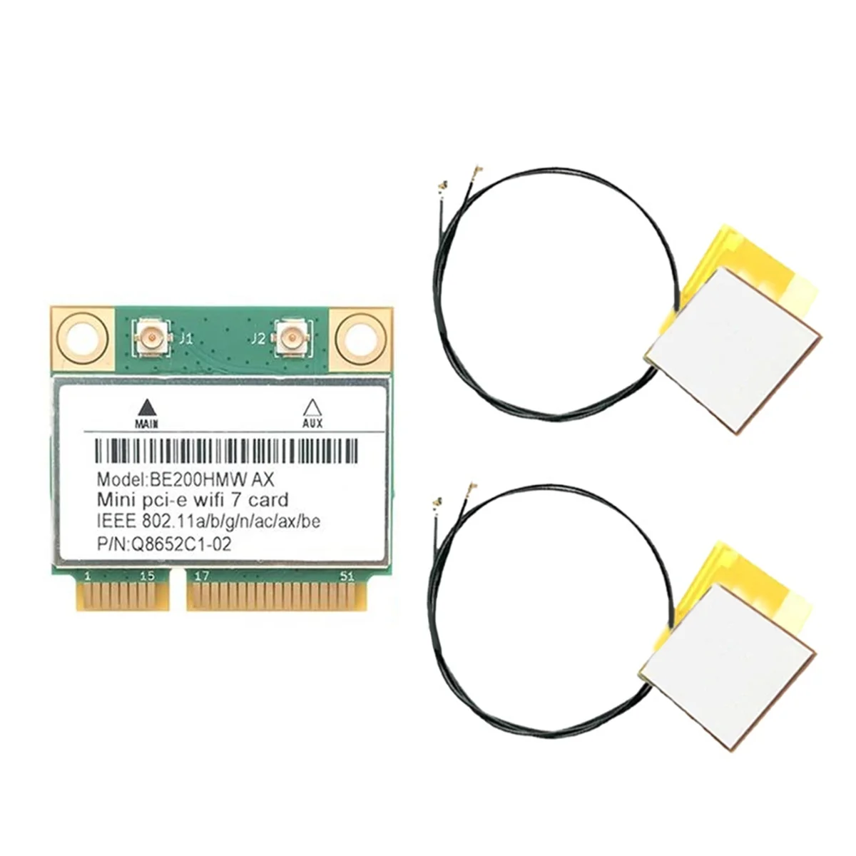 A49T WiFi 7 BE200 PCIE WiFi-адаптер Bluetooth 5,4 трехдиапазонный 2,4G/5G/6GHz 8774 Мбит/с беспроводной сетевой адаптер с антенной
A49T WiFi 7 BE200 PCIE WiFi-адаптер Bluetooth 5,4 трехдиапазонный 2,4G/5G/6GHz 8774 Мбит/с беспроводной сетевой адаптер с антенной
