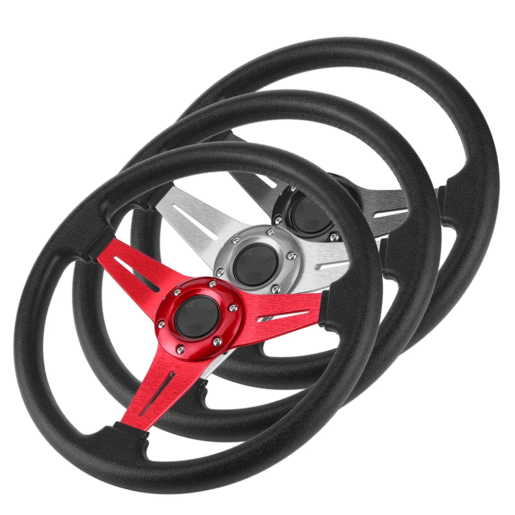 350mm/14in Racing Car Drifting Steering Wheel Replacement Universal Modified Accessory
350mm/14in Racing Car Drifting Steering Wheel Replacement Universal Modified Accessory