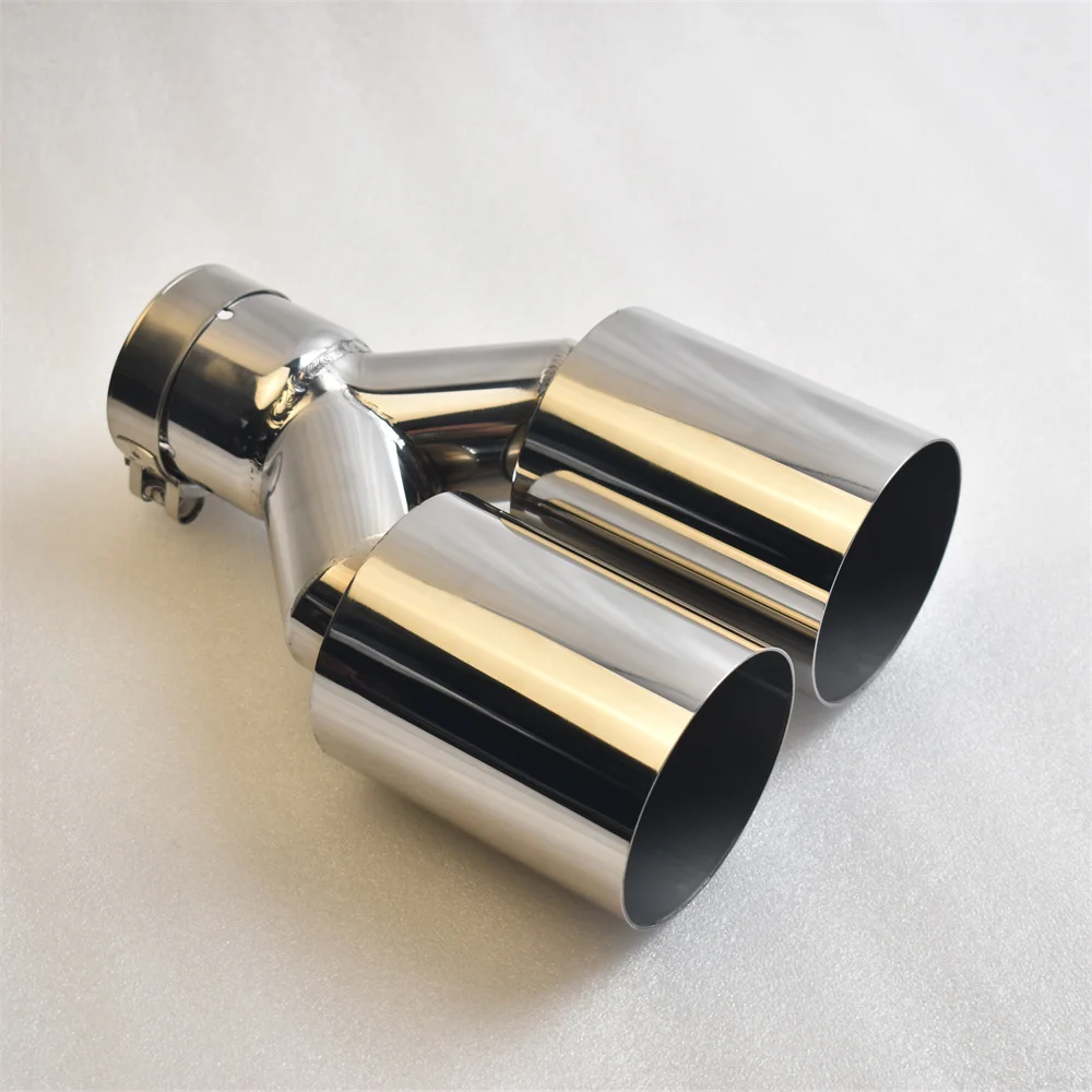 Dual Exhaust Tip 2.5 Inch Inlet to 3.5" Outlet 10" Length Exhaust Tailpipe Tip, 304 Stainless Steel Double Layer Staggered
Dual Exhaust Tip 2.5 Inch Inlet to 3.5" Outlet 10" Length Exhaust Tailpipe Tip, 304 Stainless Steel Double Layer Staggered