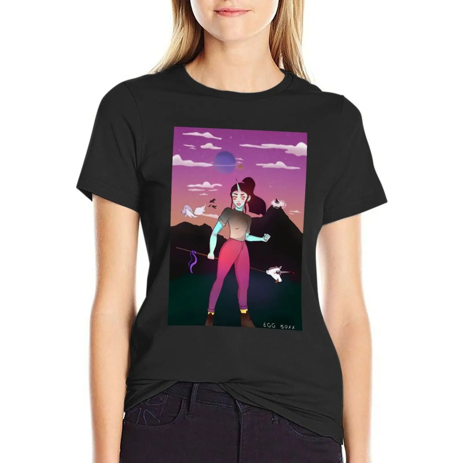 Unicorn queen T-Shirt new edition sports fans kawaii clothes t shirt dress Women
Unicorn queen T-Shirt new edition sports fans kawaii clothes t shirt dress Women