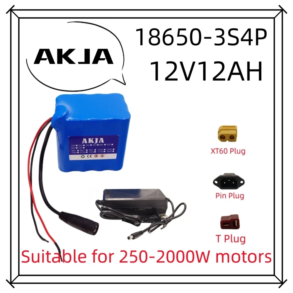 Air fast transportation 3S4P12V12Ah battery pack 18650 lithium ion DC12.6V super large capacity rechargeable battery with BMS
Air fast transportation 3S4P12V12Ah battery pack 18650 lithium ion DC12.6V super large capacity rechargeable battery with BMS
